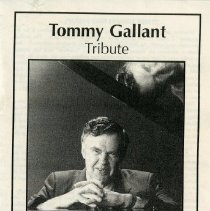 Tommy Gallant Tribute, Wednesday, March 24, 1999, The Music Hall, Portsmouth [program]
